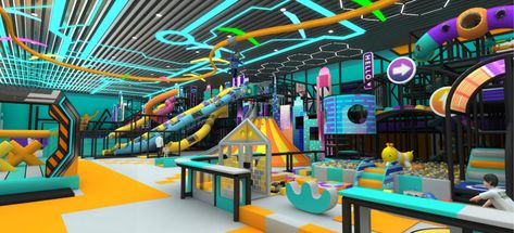 Indoor Playground Business, Play Structures For Kids, Playground Party, Cinema Idea, Indoor Playground Design, Commercial Indoor Playground, Kids Indoor Play, Cool Playgrounds, Indoor Play Centre