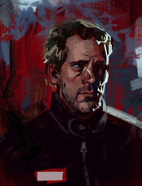 Wilson And House, House And Wilson, House Doodle, Gregory House, Disco Elysium, House Funny, Wilson Art, Hugh Laurie, House Md