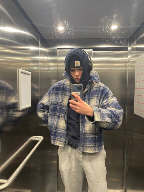 Flannel Jacket Outfits Men, Cole Buxton Outfit, Plaid Jacket Outfit Men, Mens Flannel Outfit, Flannel Jacket Men, Flannel Jacket Outfit, Men Flannel Outfits, Flannel Outfits Men Streetwear, Plaid Jacket Outfit