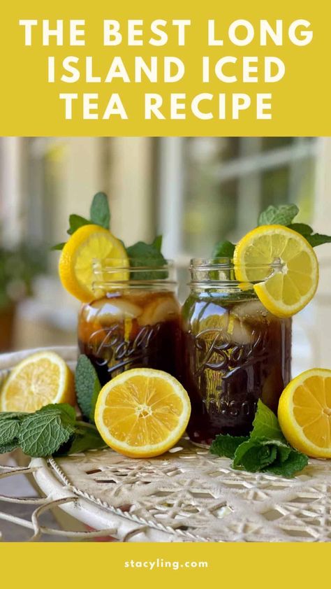 Looking for a refreshing cocktail for summer? Wait until you try this Long Island Iced Tea recipe that will knock your socks off! Best Long Island Iced Tea Recipe, Long Island Iced Tea Recipe Best, Long Island Iced Tea Recipe Easy, Long Island Iced Tea Recipe, Long Island Tea, Long Island Iced Tea Cocktail, Carb Friendly Recipes, Iced Tea Recipe, Cocktail Drinks Alcoholic