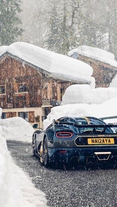 Untitled The Snow, Sports Car, Road, Cars, Sports, Black