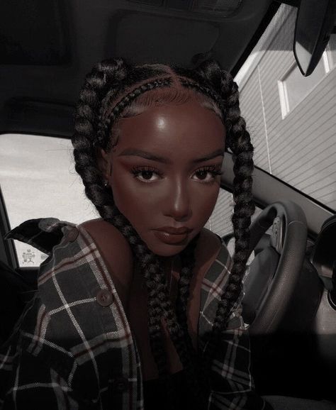 Fashion Dress Up Games, Hairstyle Inspo, Protective Hairstyles Braids, Dark Skin Beauty, Face Card, Dark Skin Women, Baddie Hairstyles, Black Beauty, Afro Hairstyles