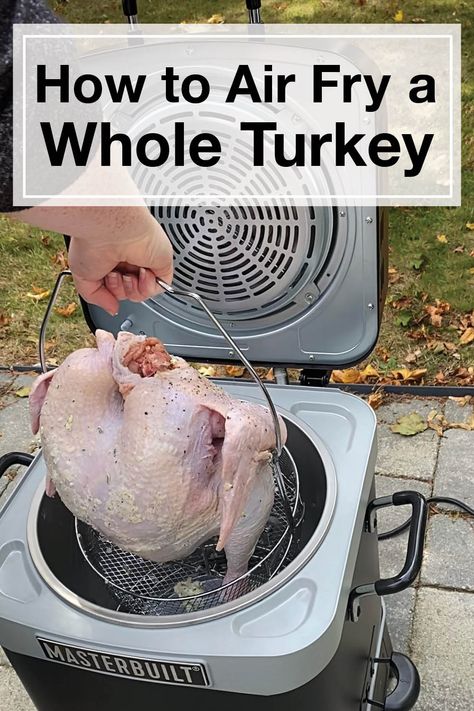 Turkey Air Fryer, 15 Lb Turkey, Air Fryer Turkey Recipes, Juicy Turkey Recipe, Perfect Turkey Recipe, Cooking A Turkey, Best Thanksgiving Turkey, Air Fryer Turkey, Fried Turkey Recipes