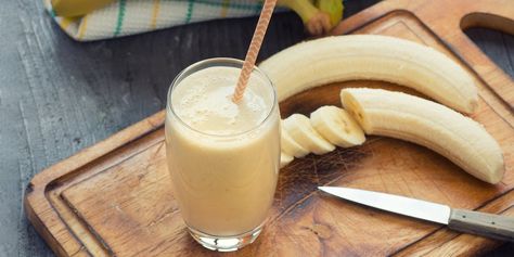 Vanilla Yogurt Smoothie, Fiber Drinks, Sweet Smoothies, High Protein Smoothies, Shake Diet, Banana Smoothie Recipe, Yogurt Smoothies, Recipe Sweet, Carbohydrate Diet