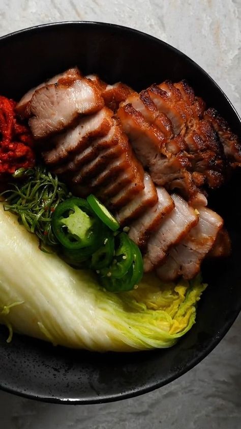 Bossam | Braised Korean Pork Belly #peterlee #fyp #shorts #reels #cooking #recipe | Peter Lee | Peter Lee · Original audio Korean Pork Belly, Dashi Stock, Korean Pork, Peter Lee, Braised Pork Belly, Pork Belly Recipes, Korean Dishes, Braised Pork, Healthy Lifestyle Food