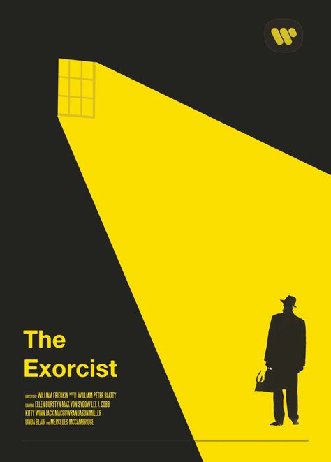 Tipografi 3d, Gig Poster, Desain Editorial, 타이포그래피 포스터 디자인, 카드 디자인, Movie Posters Design, Typography Poster Design, The Exorcist, Poster Layout