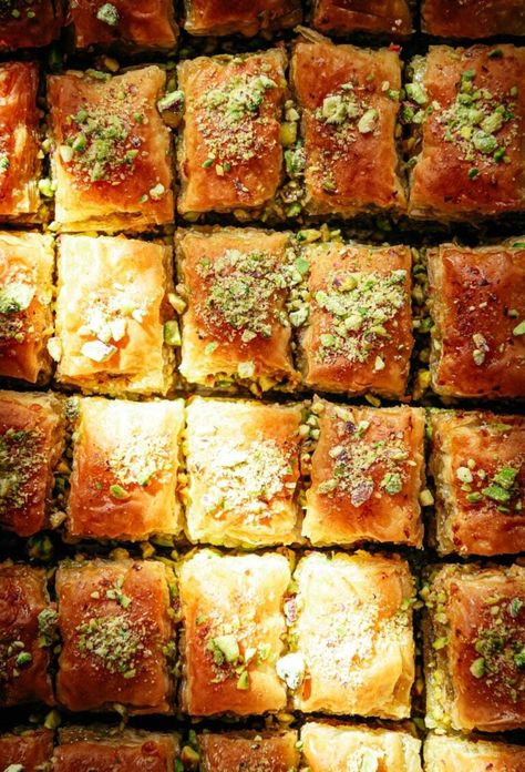 Zelf baklava maken Baklava Recept, Baklava, Winter Food, Brunch Recipes