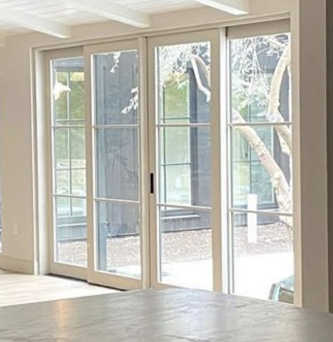 Extra Large French Doors, White Sliding Doors Patio, White Aluminium Patio Doors, White Sliding Doors Exterior, Bedroom With French Doors To Patio, Large Sliding Glass Doors Patio, French Sliding Doors Exterior, Anderson Sliding Patio Doors, Victorian Patio Doors