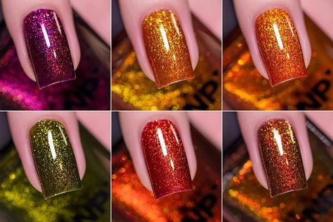 Fall Nail Polish, Olive Grove, Fall Festivities, Holographic Nail Polish, Thanksgiving Nails, Knit Sweaters, Falling Leaves, Cozy Feeling, Nail Polish Collection