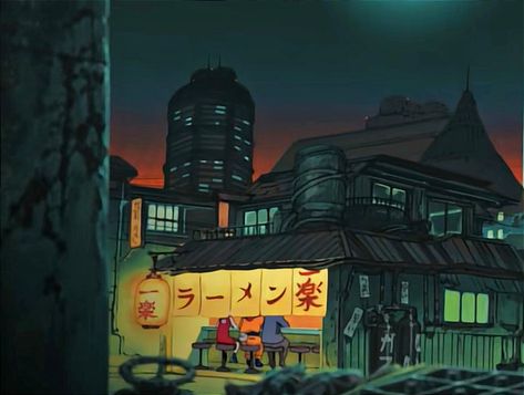 Konohagakure Village Wallpaper, Naruto Architecture, Ichiraku Ramen Wallpaper, Naruto Landscape Wallpaper, Naruto Landscape, Konohagakure Village, Naruto Asthetic, Naruto Scenes, Naruto Background