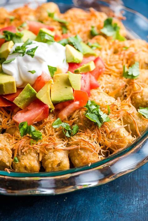 Taco Tater Tot Casserole Taco Tater Tot Casserole, Mexican Tater Tot Casserole, Korean Breakfast, Easy Tater Tot Casserole, Homemade Taco Seasoning Recipe, Tater Tot Casserole Recipes, Tator Tots, Taco Seasoning Recipe, Spicy Tacos