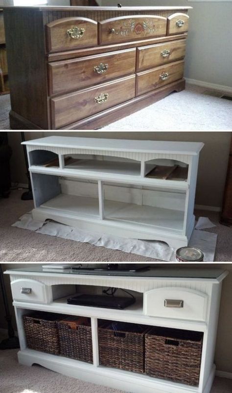 Ikea Desk Hack, Diy Furniture Redo, Diy Furniture Hacks, Wooden Dresser, Diy Furniture Renovation, Diy Furniture Easy, Ikea Pax, Furniture Renovation, Furniture Hacks