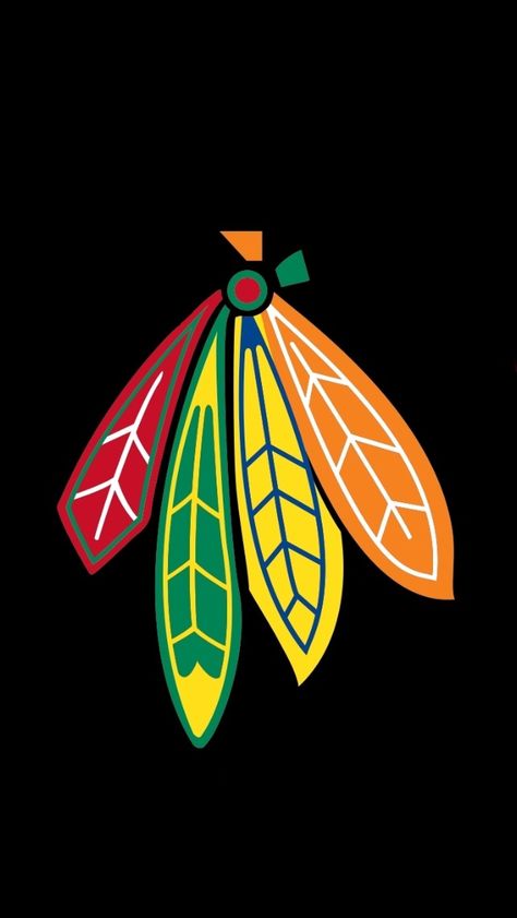 Blackhawks Tattoo, Chicago Blackhawks Wallpaper, Chicago Blackhawks Logo, Blackhawks Logo, Hawk Feathers, Nhl Wallpaper, Sports Clipart, Sport Logos, Chicago Blackhawks Hockey