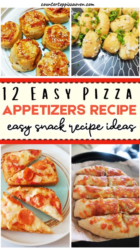 Try the 12 Best Pizza Appetizer Recipes for your next gathering! These recipes bring together pepperoni, veggie, and cheese varieties in bite-size forms perfect for parties or family meals. With options like puff pastry pizza bites, crescent rolls, and flatbread, these easy appetizers will impress guests and satisfy all ages. Perfect for party spreads and easy snacking! Veggie Pizza Rolls, Mini Pizza Pies, Pepperoni Pizza Appetizers, Pizza Themed Appetizers, Pizza Hors D’oeuvres, Individual Pizzas For Kids, Pepperoni Pizza Roll Ups, Pizza Snack Recipes, Pizza Appetizers Appetizer Ideas