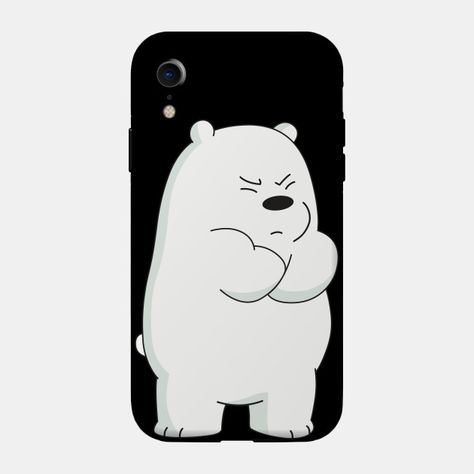 Ice Bear Phone Case, We Bear Bears Phone Case, Bare Bears Ice Bear, We Bare Bears Ice Bear, Phone Case Painting, Bff Phone Cases, Artsy Phone Cases, Collage Photo Frame Design, Ice Bear We Bare Bears