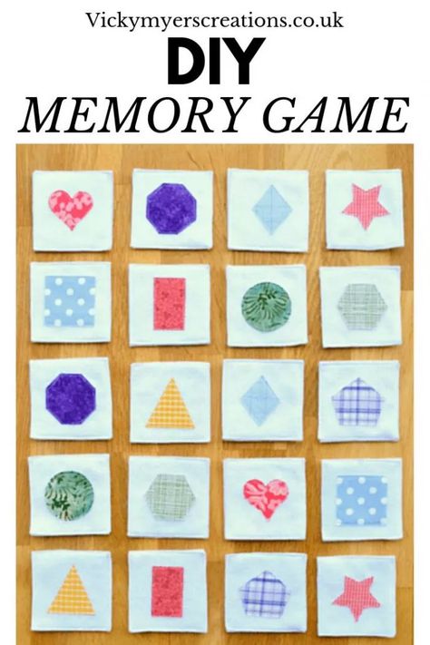 Memory Game Memory Activities, Bright Fabric, Memory Games For Kids, Visual Memory, Bright Fabrics, Activities For Adults, Memory Game, Kids Ideas, Memory Games