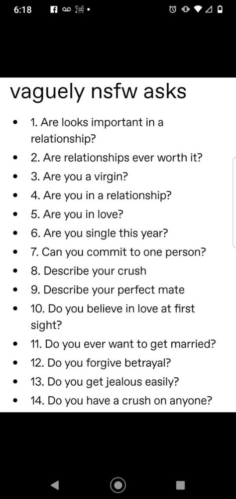 Question Games, Question Game, Year 7, Arranged Marriage, Do You Believe, Describe Yourself, Your Crush, Having A Crush, Love At First Sight