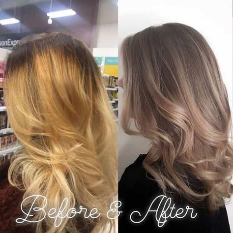 Brassy Blonde Hair 101: All You Need to Know – HairstyleCamp Brassy Hair To Ash Blonde, Brassy Blonde To Brunette, Brassy Blonde To Cool Blonde, Toner For Balayage Hair, Non Brassy Blonde, Toner Over Blonde Highlights, Dark To Ash Blonde Balayage, Brassy Hair To Ash Brown, Gloss For Blonde Hair