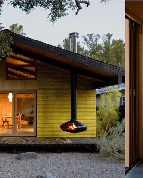 Tiny House Inspiration, Yellow House, Buying A Home, Up House, House Goals, Mid Century House, Dream House Decor, House Inspo, Dream Home Design