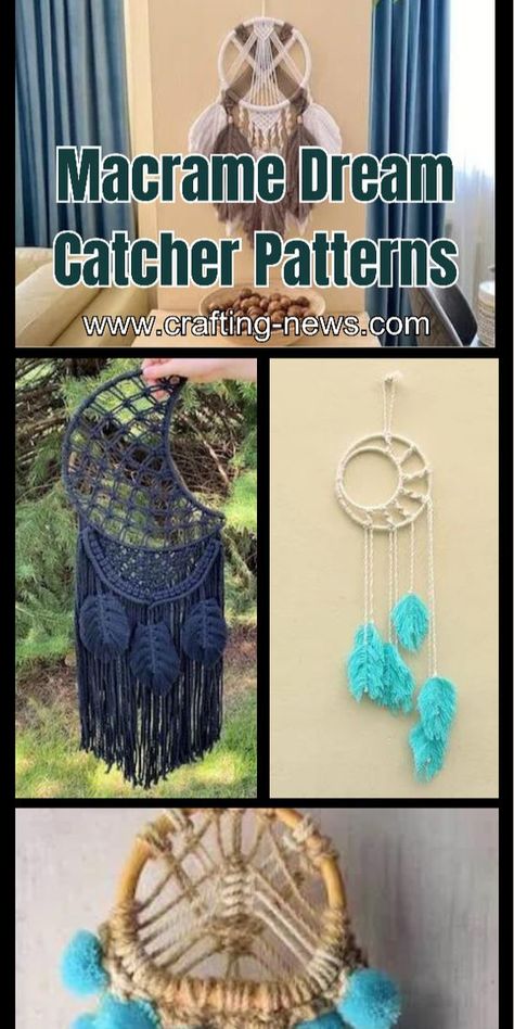 Legend has it that dream catchers can trap bad dreams. While we can’t guarantee you’ll only have pleasant dreams from here on out, creating your own macrame dream catcher is a great project. It’s a beautiful piece of art you can hang in your home, and it’s fun to make, too! Making Dream Catchers, Pleasant Dreams, Diy Dream Catcher Tutorial, Dream Catcher Tutorial, Dream Catcher Patterns, Simple Macrame, Dream Catcher Art, Macrame Dream Catcher, Yarn Wall Art