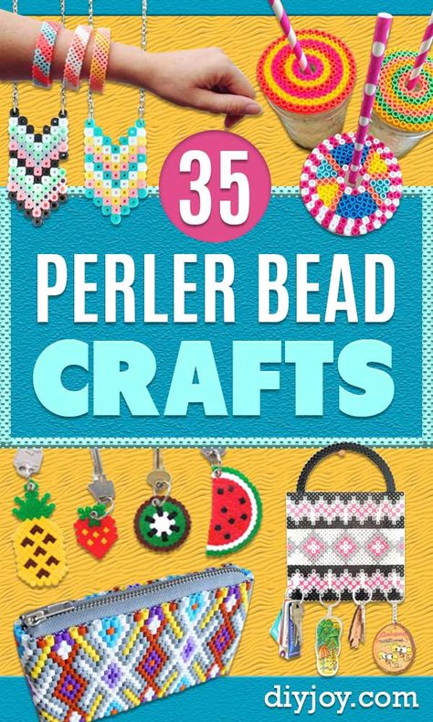 Plastic Beads Melted Patterns, Perler Bead Bracelet Diy, Cute Melting Bead Ideas, Perler Bead Crafts To Sell, 3d Perler Bead Patterns Easy, Big Perler Bead Patterns, Bored Crafts, Perler Bead Crafts, Melted Bead Crafts