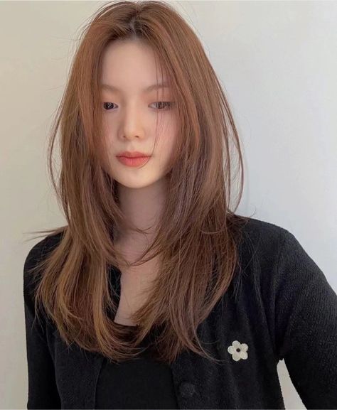 Korean Long Hair, Korean Hair Color, Hair Style Korea, Hair Inspiration Long, Hairstyles For Layered Hair, Haircuts For Medium Hair, Haircuts Straight Hair, Hair Stylist Life, Haircuts For Long Hair