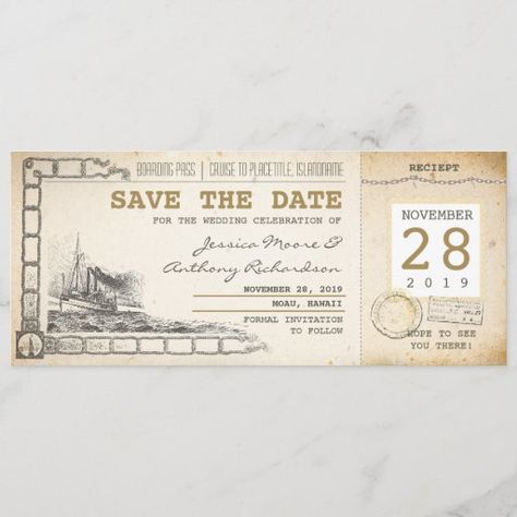 Cruise Theme, Old Ship, Ship Design, Save The Date Card, Formal Invitation, Kids Nursery Decor, Kids Stationery, Free Birthday Invitation Templates, Free Birthday Invitations