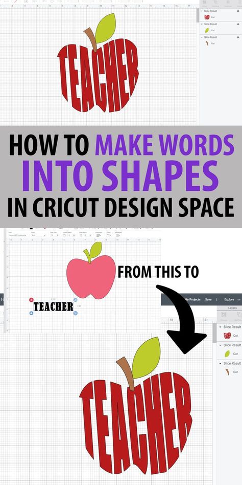 How To Make Your Own Cricut Design, How To Make Words Into Shapes Cricut, Design Space Cricut Tutorials, Laptop Decals Cricut, Layered Vinyl Designs, Shirts To Make With Cricut, Circuit Hacks, Cricut Design Space For Beginners, Things To Make With Cricut