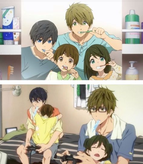 Makoto And Haruka, Free Ships Anime, Free! Anime, Free Swim Club, Haruka X Makoto, Haru X Makoto, Makoto X Haru, Makoto Free, Free Dive To The Future