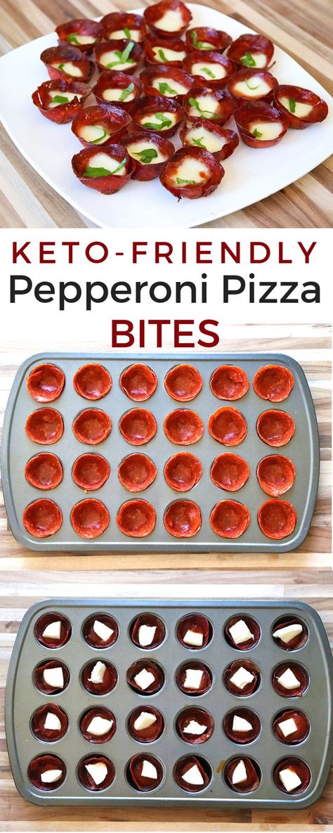 Keto Pepperoni Pizza Bites {0 Net Carbs}