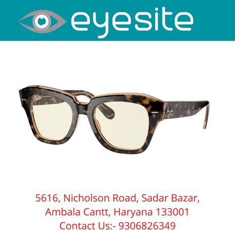 State Street, angular with a definitive street style attitude, is now available as part of the Everglasses collection. Visit:- 5616, Nicholson Road, Opp: Pnb, Sadar Bazar, Ambala Cantt, Haryana 133001 #rayban #sunglasses #raybansunglasses #fashion #eyewear #glasses #oculosdesol #instagood #style #love #summer #moda #instagram #gucci #raybanaviator #raybanoriginal #picoftheday #raybanwayfarer #photography #like #g #oculosdegrau #oculos #wayfarer #photooftheday #follow #raybans #sun #selfie Ambala Cantt, Eyewear Glasses, State Street, Fashion Eyewear, Ray Ban Aviators, Ray Ban Sunglasses, Rayban Wayfarer, Ray Bans, Square Sunglass