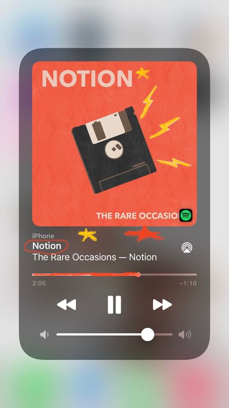 Notion Spotify, Spotify Iphone, The Rare Occasions, Rare Occasions, Journal Diy, Bullet Journal Diy, Bullet Journal, Cd, Paint