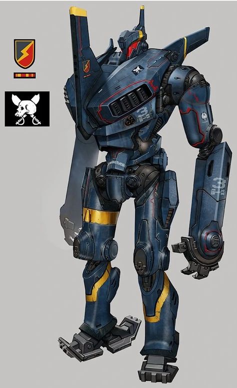 Romeo Blue/Gallery | Pacific Rim Wiki | Fandom Orianna League Of Legends, Tetsujin 28, Pacific Rim Kaiju, Romeo Blue, Pacific Rim Jaeger, Inspiration Journal, Big Robots, Cool Robots, Arte Robot