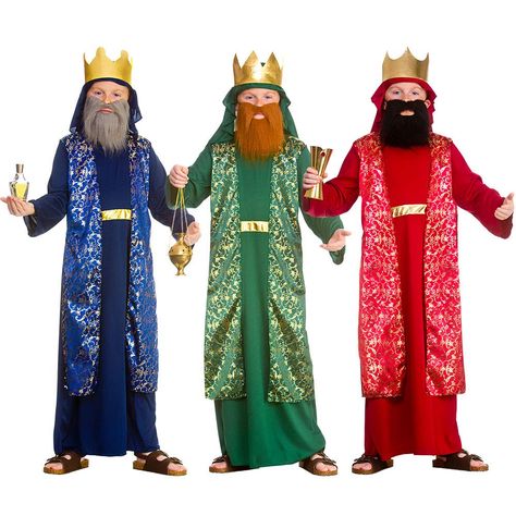 Wise Man Costume, Jesus Costume, Old Man Outfit, Christmas Costumes Diy, Biblical Clothing, Career Costumes, Nativity Costumes, Xmas Costumes, Wicked Costumes