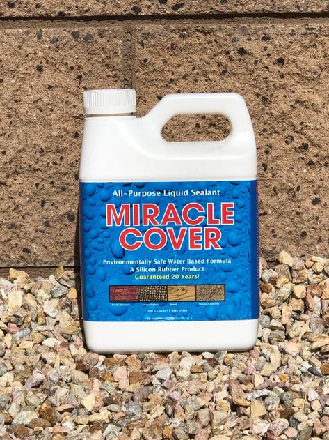 Miracle Cover | Waterproof Sealant Gallon Of Paint, Slippery When Wet, Cedar Shingles, Paint Thinner, Under The Surface, Safe Water, Mineral Spirits, Surface Water, Cleaning Equipment