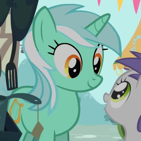 From My Little Pony: FiM S1E12 "Call of the Cutie" tags: lyra heartstrings, my little pony, mlp icon pfp Lyra Heartstrings Icon, Lyra Core, Diamond Tiara Mlp, Lyra Heartstrings, Mlp Icons, Vinyl Scratch, Pony Pictures, I'm Crazy, Diamond Tiara