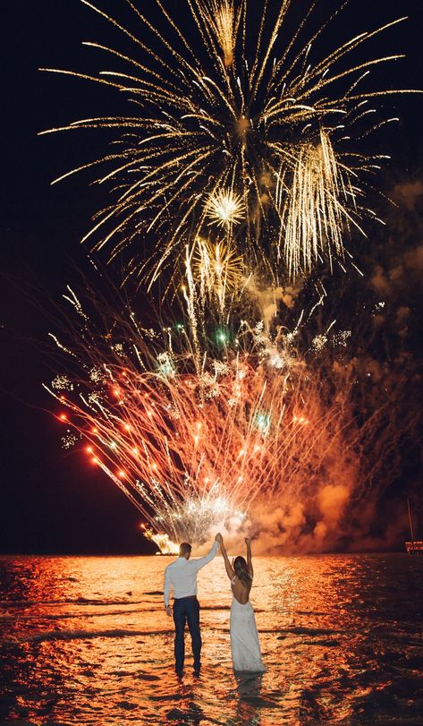 Colorful Tropical Wedding, New Year Photoshoot, Wedding Fireworks, Keys Wedding, July Wedding, The Florida Keys, Romantic Honeymoon, Destination Wedding Planning, Future Wedding Plans