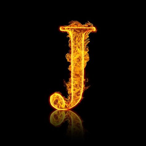 J Fire Letter, J Alphabet Wallpaper, J Design Letter, Letter Logo Design Alphabet Style, J Letter Wallpaper, Cool Alphabet Letters, Fire Alphabet, J Letter Images, Fire Font