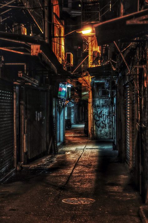 Another Alleyway in Macau. Alleyway Aesthetic, Alley Aesthetic, Favelas Brazil, Alley Way, Dark Alley, By Any Means Necessary, City Background, Dark City, Cyberpunk Aesthetic