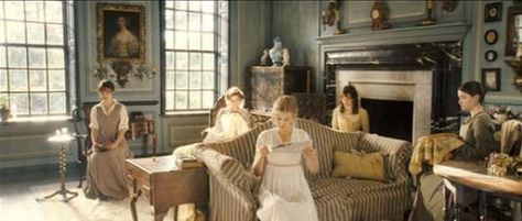 Pride & Predjudice.  Regency decor.   I love this room. Brenda Blethyn, Pride & Prejudice Movie, Mad Woman, Pride And Prejudice 2005, Family Unit, Jane Austen Novels, Pride Prejudice, Elizabeth Bennet, Rosamund Pike