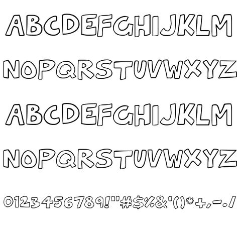 Hollow Cartoonlings Font Hollow Fonts Free, Hollow Fonts, The Hollow, Make Sure, Cricut