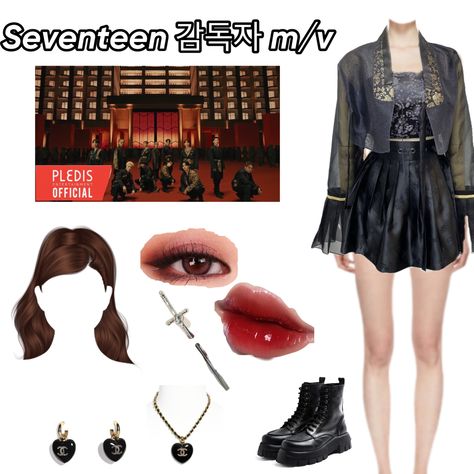 Super Seventeen Outfit, Seventeen Anyone Outfit, Going Seventeen Outfits, Seventeen Stage Outfit, Svt Spell Outfits, Seventeen Right Here Concert Outfit, Concert Outfit Ideas Kpop Seventeen, Seventeen Outfits Concert, Spell Seventeen