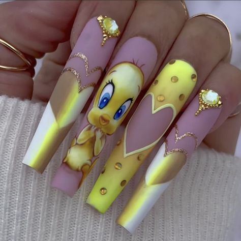 Acrylic Nail Designs Classy, Diy Acrylic Nails, Beauty Nails Design, Nails Design With Rhinestones, Cute Acrylic Nail Designs, Nail Art Designs Diy, Dope Nail Designs, Nail Art Designs Videos, Long Square Acrylic Nails