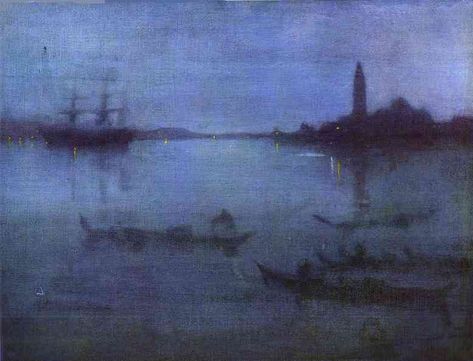 Nocturne in Blue and Silver: The Lagoon, Venice