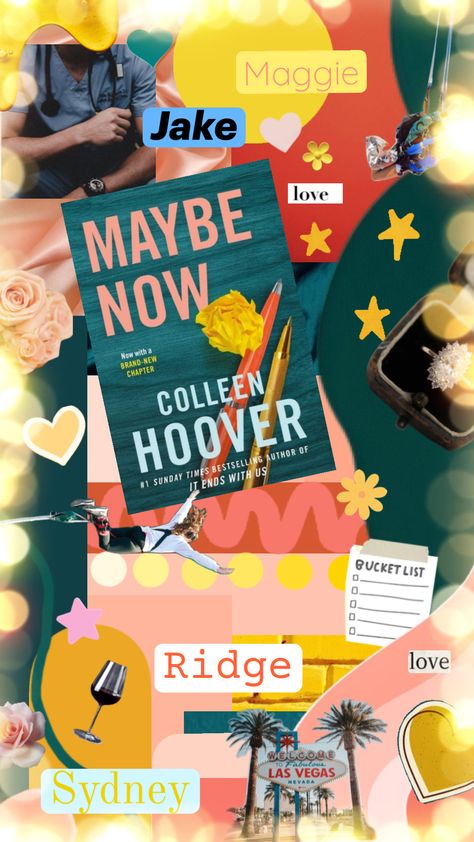 #maybenow #colleenhoover #maybenowcolleenhoover #book #books #series #ridgeandsydney #maggieandjake #bridgetteandwarren #ridge #sydney #maggie #jake #warren #bridgette Sydney And Ridge, Books Series, It Ends With Us, Colleen Hoover, Las Vegas Nevada, New Chapter, Bestselling Author, Nevada, Las Vegas