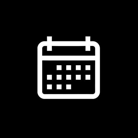 Schedule App, All Apps Icon, Calendar Schedule, News Logo, App Store Icon, Pixel Art Background, White Icons, Calendar Icon, Black App