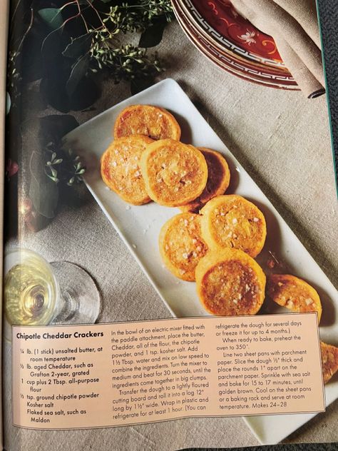 Ina Garten Chipotle Cheddar Crackers, Chipotle Cheddar Crackers Ina Garten, Movie Night Appetizers, Chipotle Cheese, Ina Garden, Street Magazine, Cheddar Crackers, Milk Street, Movie Nights