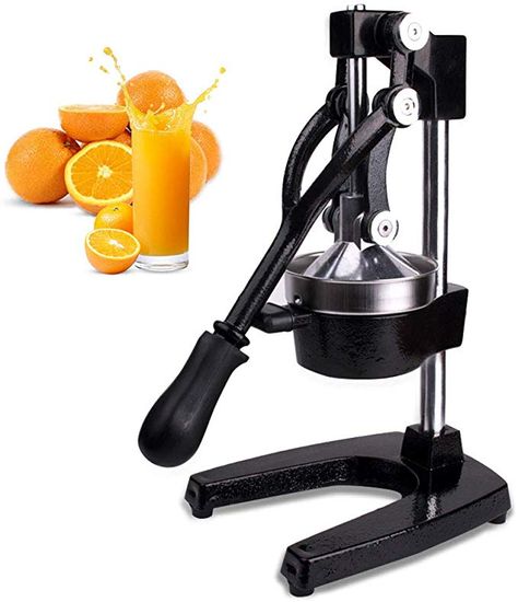 Amazon.com: Switol Manual Citrus Juicer Press, Commercial Orange and Lemon Juice Squeezer Extractor (Black): Kitchen & Dining Orange Juice Machine, Orange Crush Cocktail, Juice Machine, Fruit Crush, Hand Juicer, Manual Juicer, Juicer Machine, Fruit Juicer, Lemon Squeezer