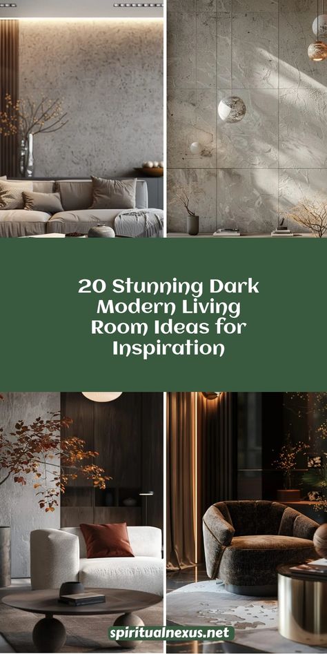 Revamp your living room with stylish dark modern decor. From eye-catching accent walls to deep gray tones, these ideas bring luxury and sophistication to any space. Perfect for those who crave a moody yet modern aesthetic that makes a statement while staying elegant and inviting. #modernluxury #darklivingroomideasmodernaccentwall #moderndarkgraylivingroomideas Dark Modern Living Room, Modern Living Room Ideas Luxury, Room Ideas Luxury, Modern Victorian Decor, Dark Living Room Ideas, Living Room Ideas Luxury, Modern Luxury Living Room, Modern Living Room Ideas, Dark Wood Furniture