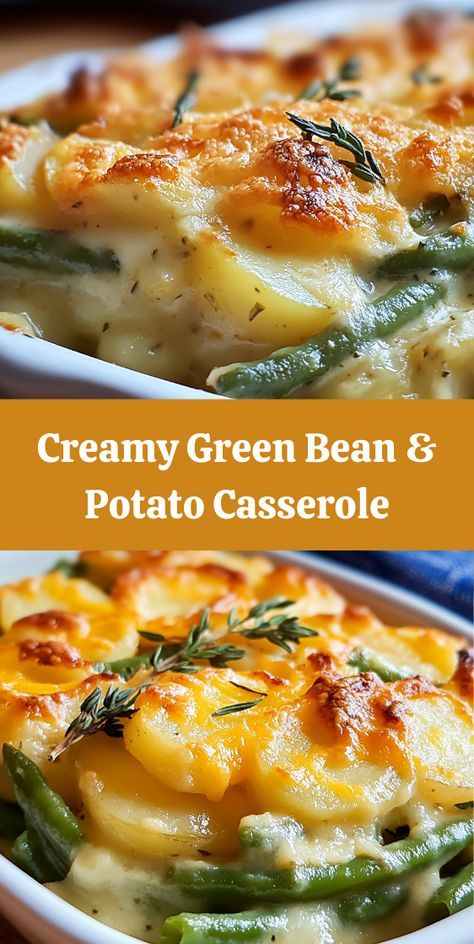 We’re passionate about bringing family and friends together with simple, delicious recipes like the classic Green Bean Casserole. Perfect for holidays or everyday meals, we make comfort food easy and unforgettable. #GreenBeanCasserole #ComfortFood #EasyRecipes #HolidayCooking #FamilyFavorites Green Bean Casserole Soup Recipe, Green Bean Casserole Dinner, Green Bean Casserole Leftover Recipes, Creamy Green Beans And Potatoes, Fresh Greenbean Casserole Recipe Easy, Bean And Potato Recipes, Leftover Green Bean Casserole Recipes, Green Beans And Potatoes In Oven, Green Bean And Carrot Recipes